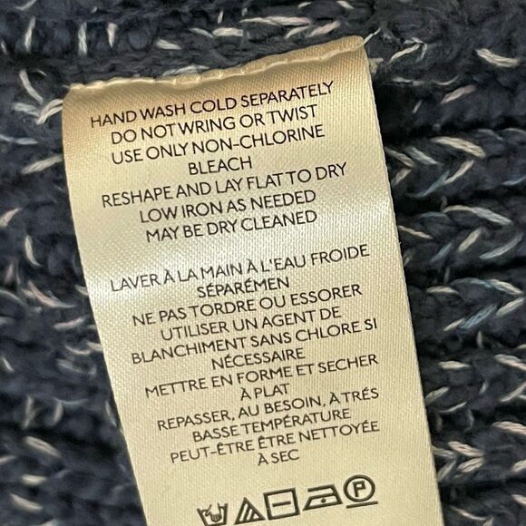 FREE PEOPLE Blossom Cardi Open Cardigan Sweater Size XS Blue NEW Boho Warm Cozy - Picture 10 of 13